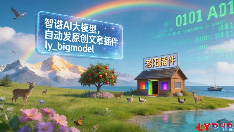 智谱AI大模型,自动发原创文章插件 - ly_bigmodel 老阳插件自动发原创文章插件图片 | 老阳插件