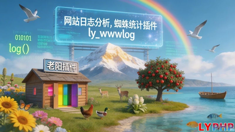 网站日志分析,蜘蛛统计插件 - ly_wwwlog 老阳插件网站日志分析图片 | 老阳插件