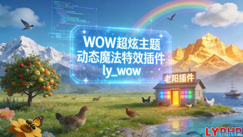 WOW超炫主题动态魔法特效插件 - ly_wow 老阳插件WOW超炫主题动态魔法特效插件图片 | 老阳插件