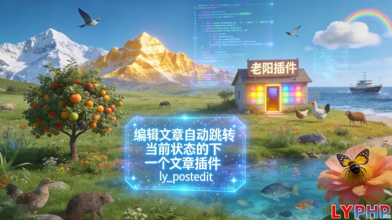 编辑文章自动跳转当前状态的下一个文章插件 - ly_postedit 老阳插件编辑文章自动跳转当前状态的下一个文章插件图片 | 老阳插件