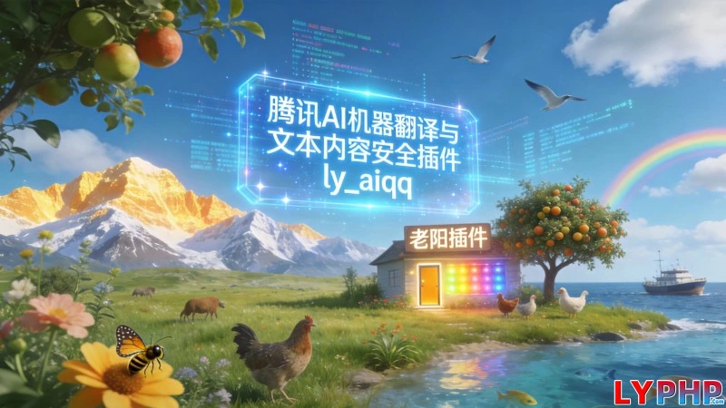 腾讯AI机器翻译与文本内容安全插件 - ly_aiqq 老阳插件腾讯AI机器翻译与文本内容安全插件图片 | 老阳插件