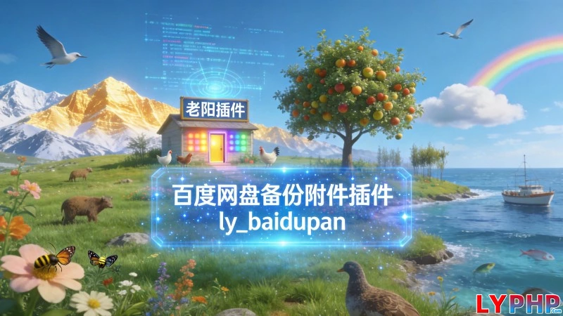 百度网盘备份附件插件 - ly_baidupan 老阳插件百度网盘备份附件插件图片 | 老阳插件