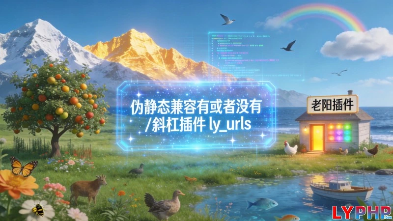 伪静态兼容有或者没有/斜杠插件 - ly_urls 老阳插件伪静态兼容有或者没有图片 | 老阳插件